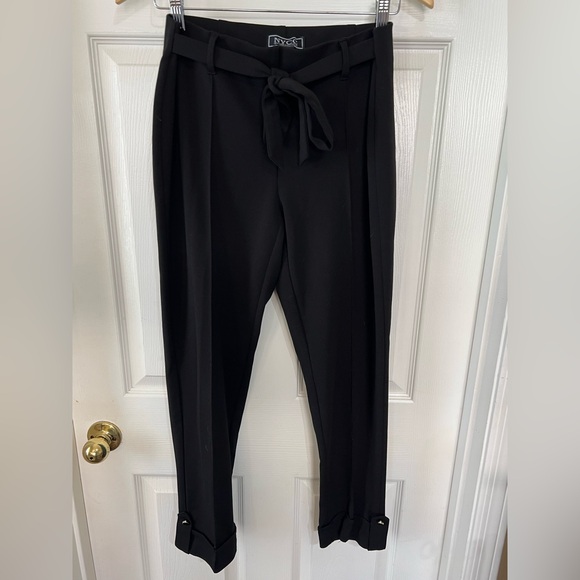 NYC Pants - NYC Black Trousers, women’s size 6 with Tie Waist